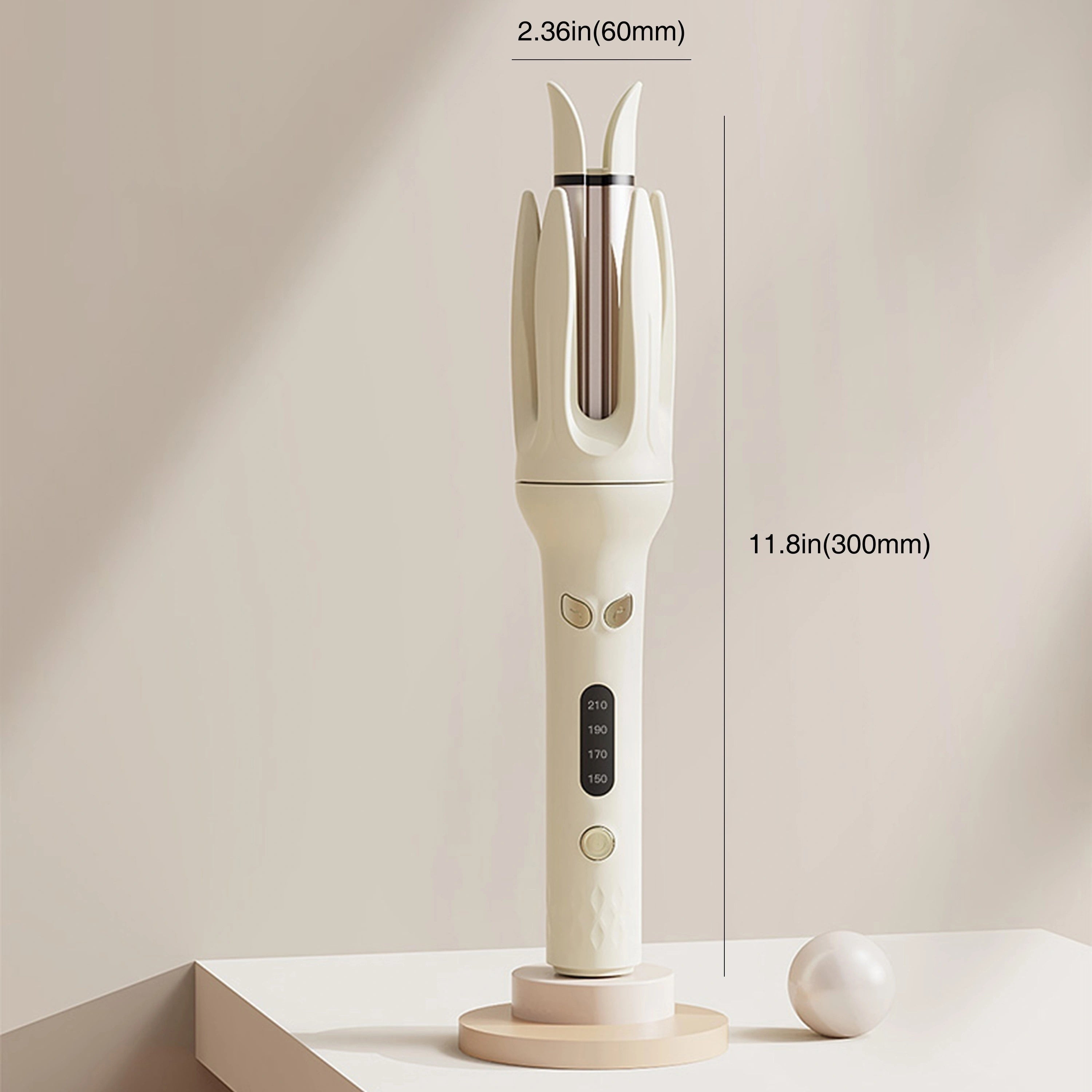 Automatic Hair Curler, 28mm Barrel, 4 Temperature Modes, Negative Ion Generator, Smart Timer And Sensor, Auto Off For Safety - 5 - CJ
