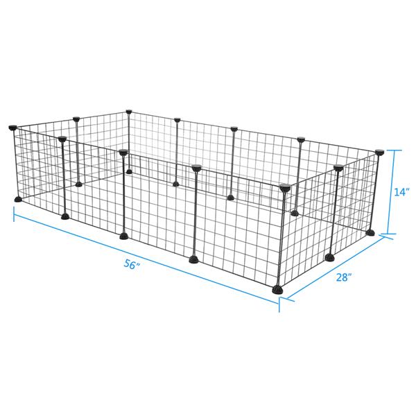 12 Pieces Of Iron Mesh Material Fence - 5 - CJ