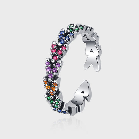 925 Sterling Silver Ear Heart Ring Women Ins Personality Cool Style - 4 - CJ