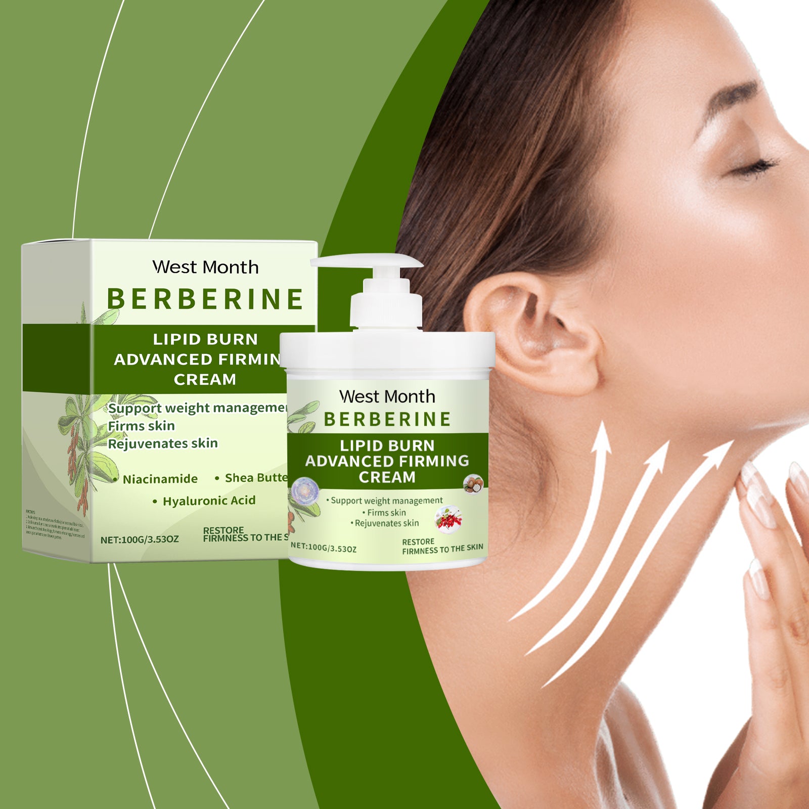 West Month Firming Cream, Firming And Brightening Skin, Gently Nourishing And Moisturizing Skin Massage Cream - 5 - CJ