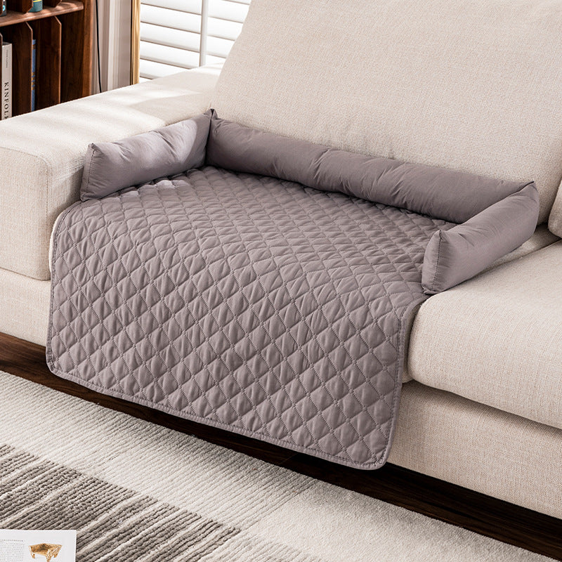 Waterproof Pet Mat With Pillow Universal Size - 0 - CJ - Light Gray - 90x135cm - CJYD277144010JQ
