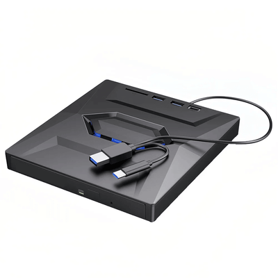 External CD DVD Drive USB 3.0 Writer Burner Player For PC Laptop Windows 11 10 - 5 - CJ