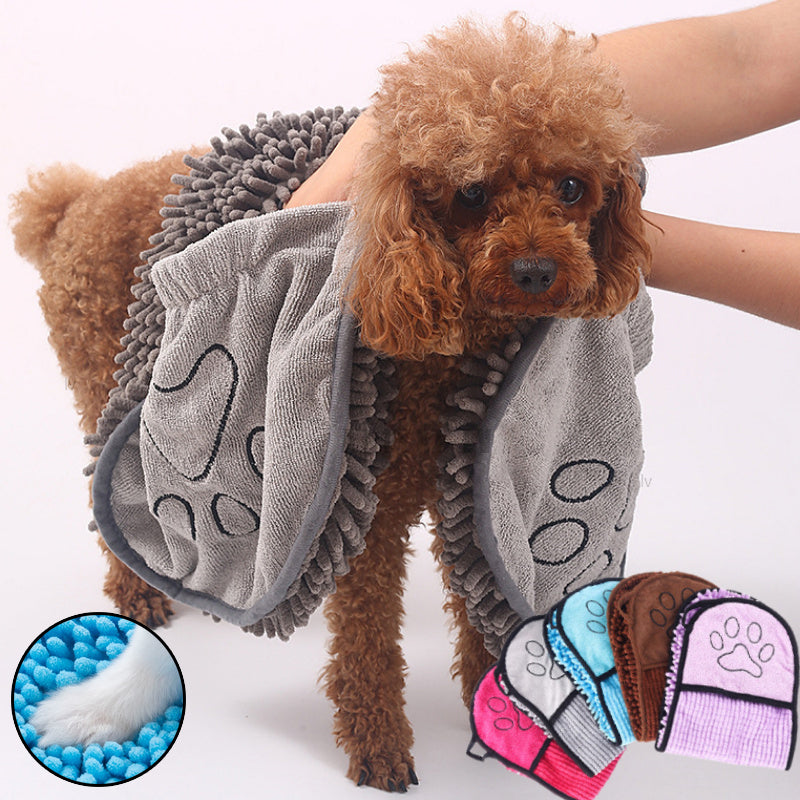 Dogs Cats Towels Super Absorbent Dog Bathrobe Microfiber Bath Towels Quick - Drying Cat Bath Towel For Pets Towel Dog Towels Pet Products - 0 - CJ