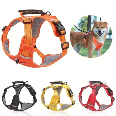 Large, Medium And Small Dog Chest Harness Traction Rope - 0 - CJ