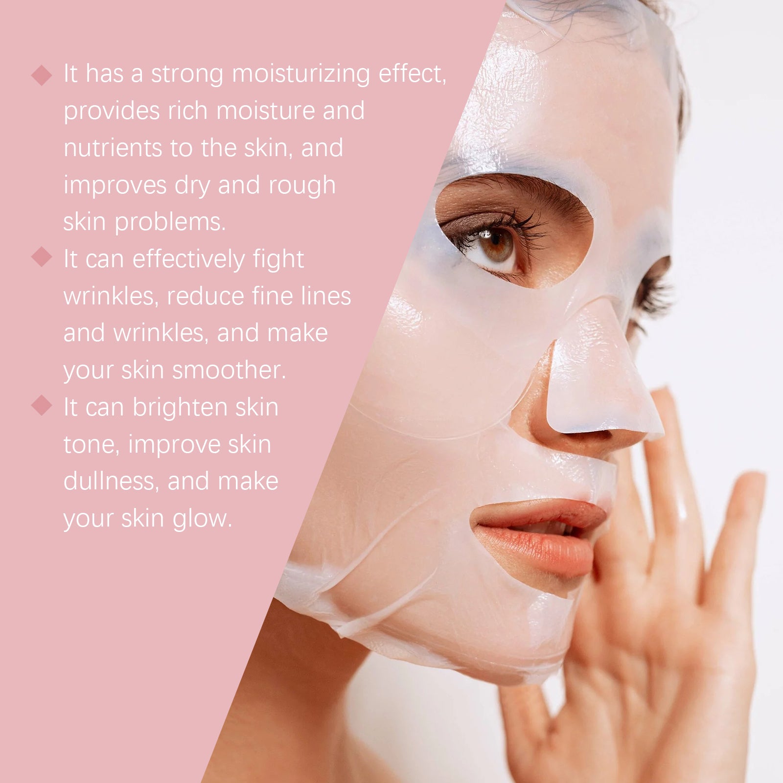 Hoygi Collagen Moisturizing And Anti - Wrinkle Mask (Bag) Three - In - One Moisturizing, Nourishing And Hydrating Facial Mask For Smooth And Tender Skin - 5 - CJ