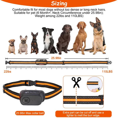 984FT Dog Training Collar IP65 Waterproof Pet Beep Vibration Electric Shock Collar 3 Channels Rechargeable Transmitter Receiver Trainer With Recording Safety Keypad Lock - 5 - CJ