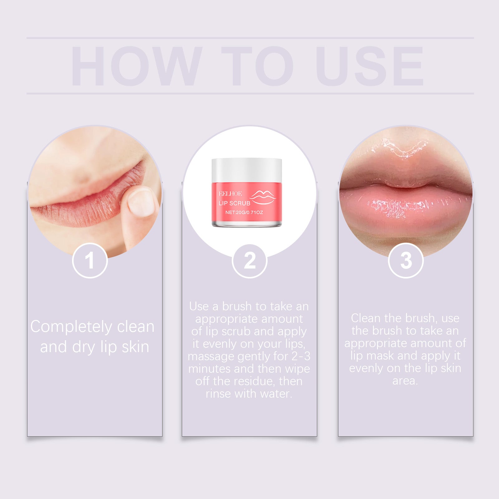 EELHOE Nourishing Lip Care Set, Moisturizing And Gentle, Hydrating Lip And Nourishing Lip Skin For Soft Lips.