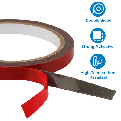 4 Rolls Car Double Sided Tapes Heavy Duty Double Sided Foam Tapes Strong Mounting Adhesive Tapes For Cars Truck Automotive 9.8FT Per Roll - 5.0 - cjdropshipping