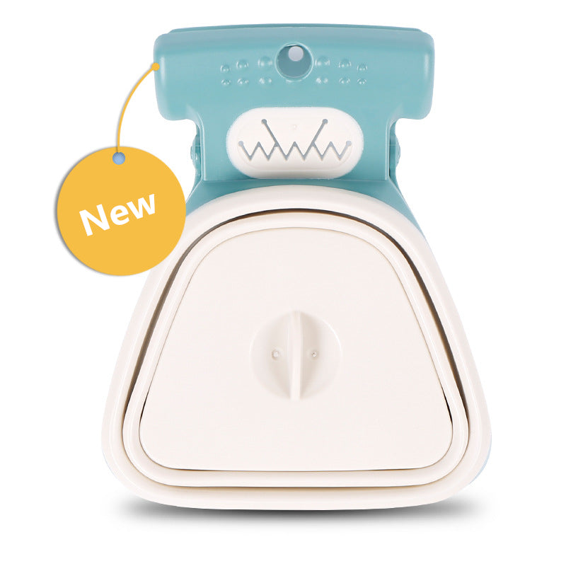 Dog Pet Travel Foldable Pooper Scooper With 1 Roll Decomposable bags Poop Scoop Clean Pick Up Excreta Cleaner Epacket Shipping - 0 - CJ - GreenWhite - S - CJJJCWGY00674 - GreenWhite - S