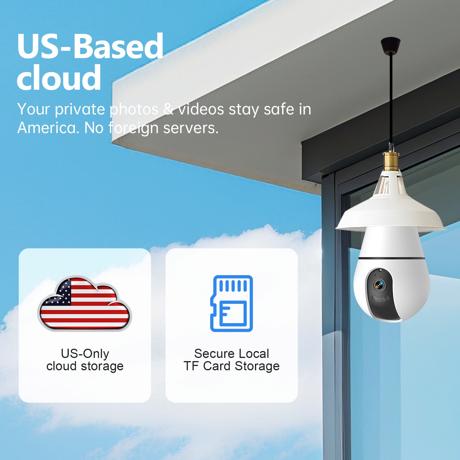 AI Detection 360 Degree HD 3MP CCTV Video Light Bulb E27 IP Wireless Mini Security Hidden Wifi Camera - 5 - CJ