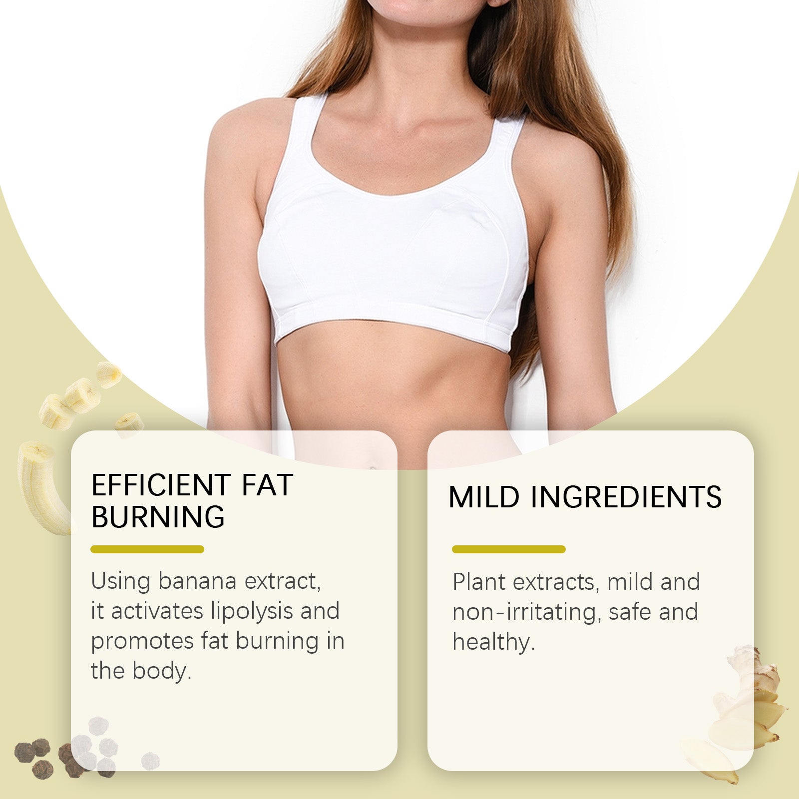 West&Month Banana Body Essential Oil Nourishes Waist Arm Light Skin Show Figure Massage Treatment - 5 - CJ