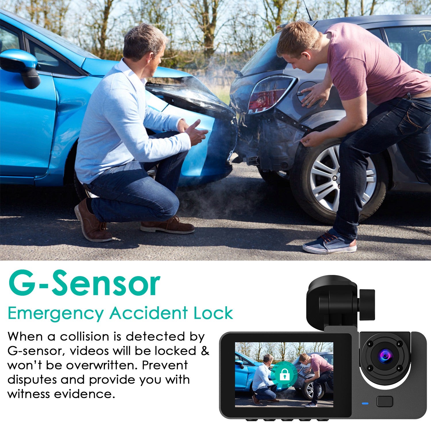 3 - channel Car Camera With 32GB MMC Card - 5.0 - CJ