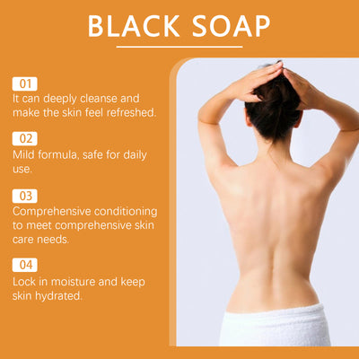 Oceaura Body Cleansing Bath Soap Moisturizes And Moisturizes Body Cleansing Skin Exfoliating Dark Bath Body Soap - 5 - CJ