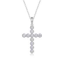 1Entrust Luxury Fashion Diamond Pendant Necklace Set With Mosan Diamond Silver Ornaments Prohibit TikTok sales - 5 - CJ