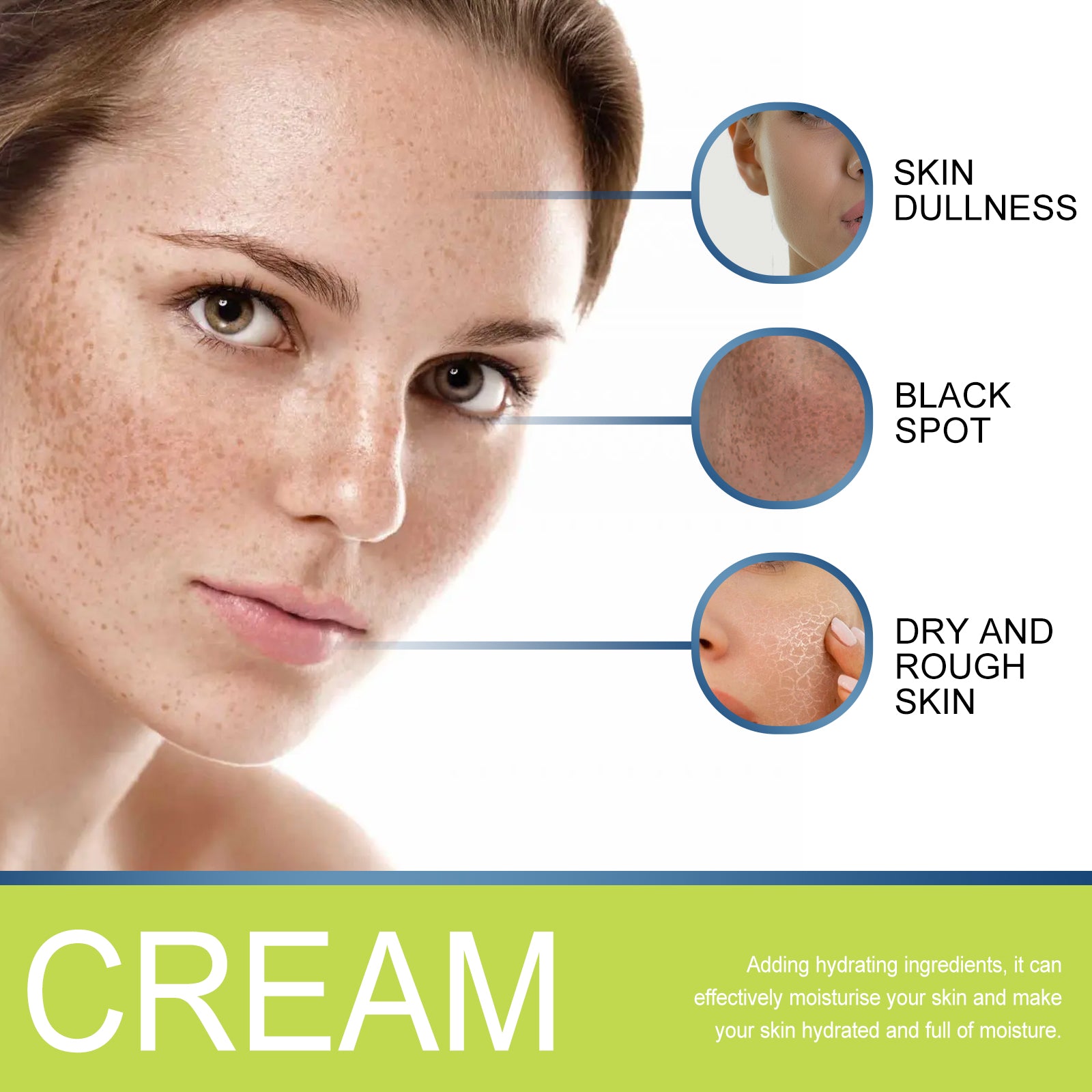 Wiyun Correcting Cream, Brightening Skin Repair Freckle Melasma Age Spot Repair Cream - 5 - CJ