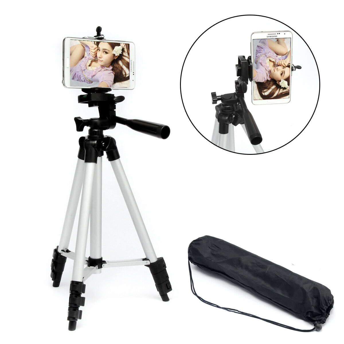 Professional Camera Tripod Stand Holder Mount For Cell Phone, Portable Tripod, Mobile Phone Live Stream Holder, Camera Tripod - 5 - CJ