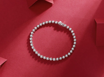 1Galaxy Dream Luxury Fashion Mosan Diamond S925 Silver Bracelet Prohibit TikTok sales - 5 - CJ
