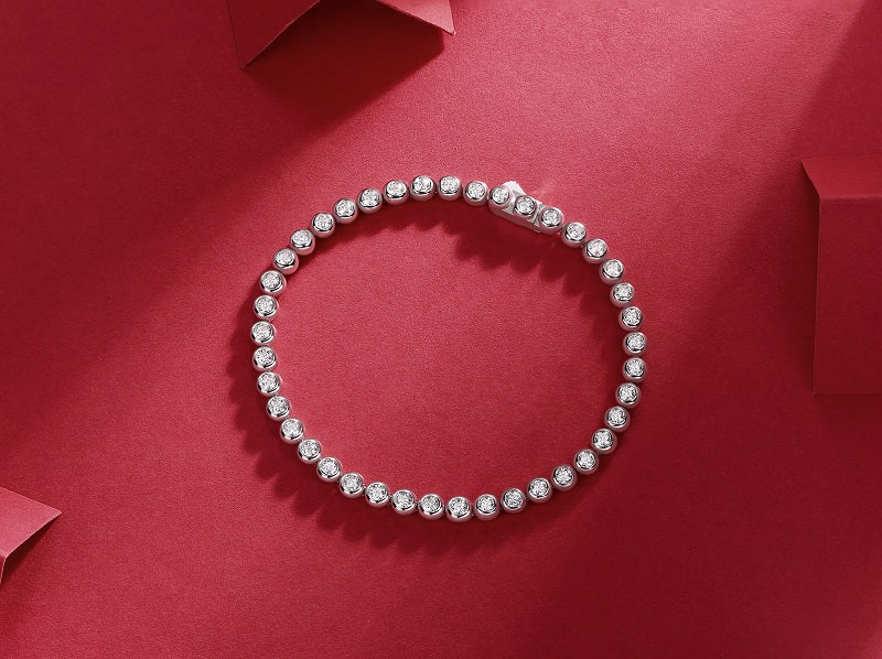 1Galaxy Dream Luxury Fashion Mosan Diamond S925 Silver Bracelet Prohibit TikTok sales - 5 - CJ