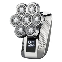 1Pc Head Shavers For Bald Men 5 In 1 7D Electric Rotary Razor Rechargeable Cordless Head Beard Trimmer Shaver Kit IPX6 Waterproof Dry Wet Grooming Kit With 3 Combs - 5 - CJ