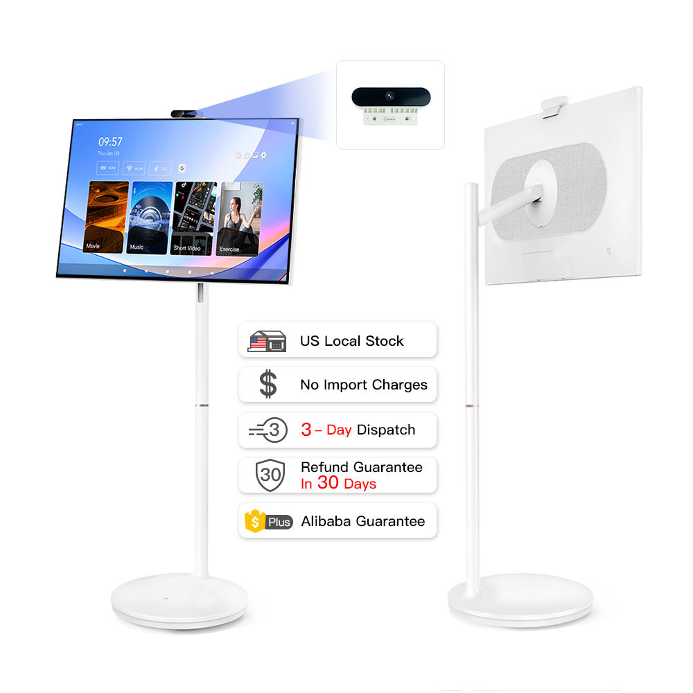 32 Inch 128GB Smart Portable TV Android OS 1080P 13MP Camera Remote Control Control Home Office Entertainment Portable Smart Tv - 5 - CJ