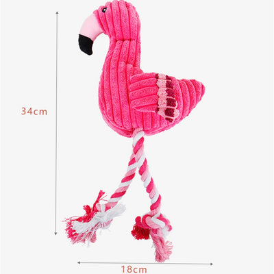 Vocal Animal Plush for Pet Dog Molar Teeth Cleaning Training - 0 - CJ