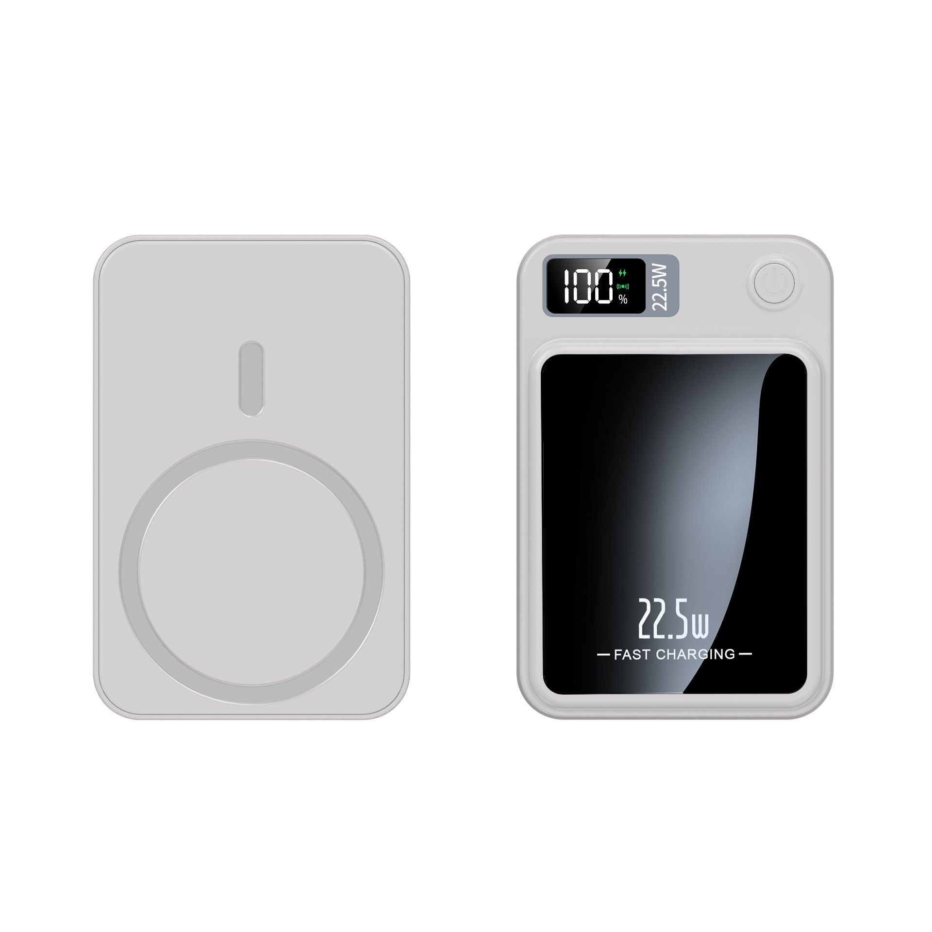 Magnetic Power Bank White - 5 - CJ
