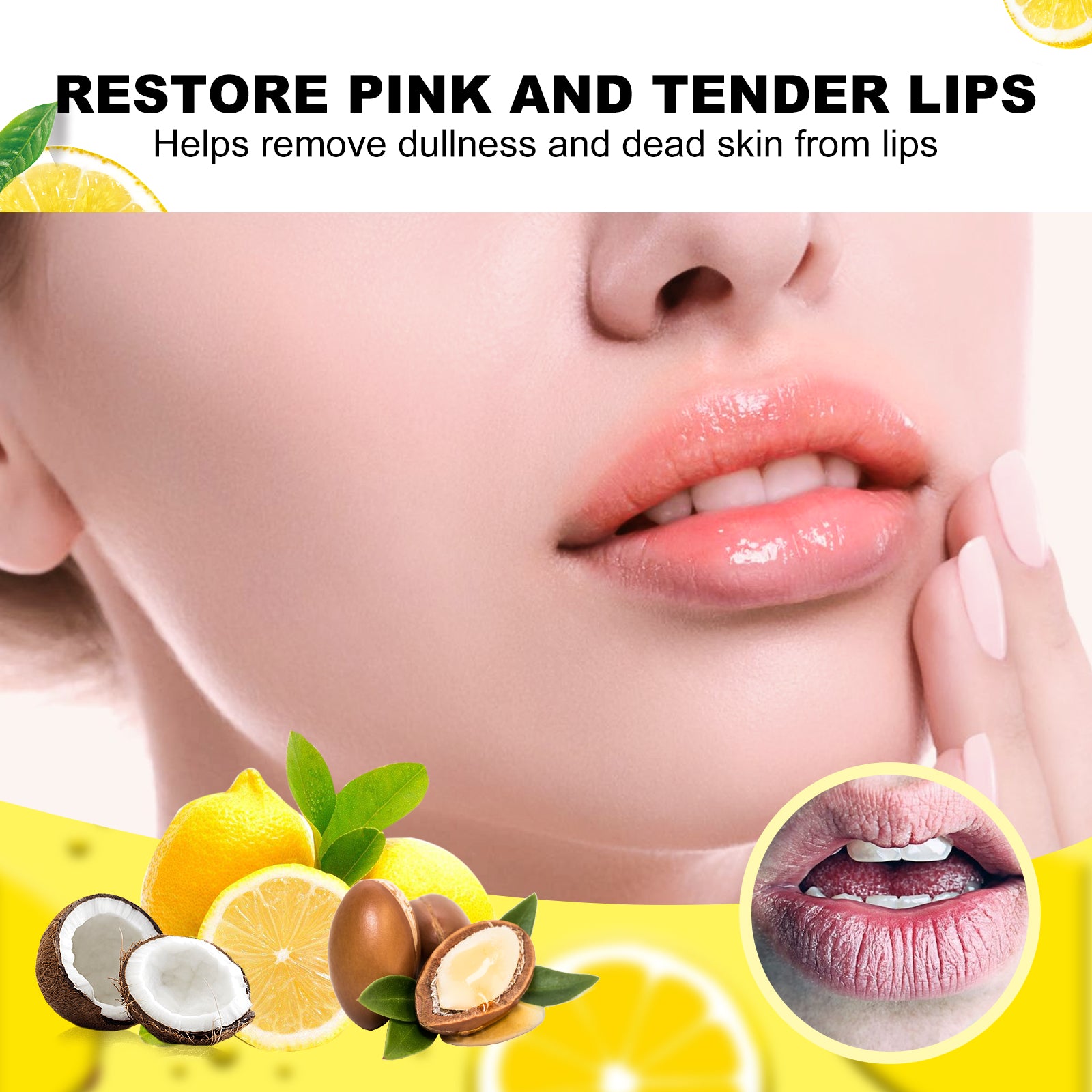 West&Month Lip Scrub, Fade Lip Lines Repair Dead Lip Skin, Prevent Dry And Crack Moisturizing Lip Balm - 5 - CJ