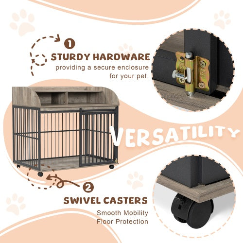 The Wooden Kennel Kennel Is Suitable For Large Medium - sized Dogs - 5 - cjdroshippping