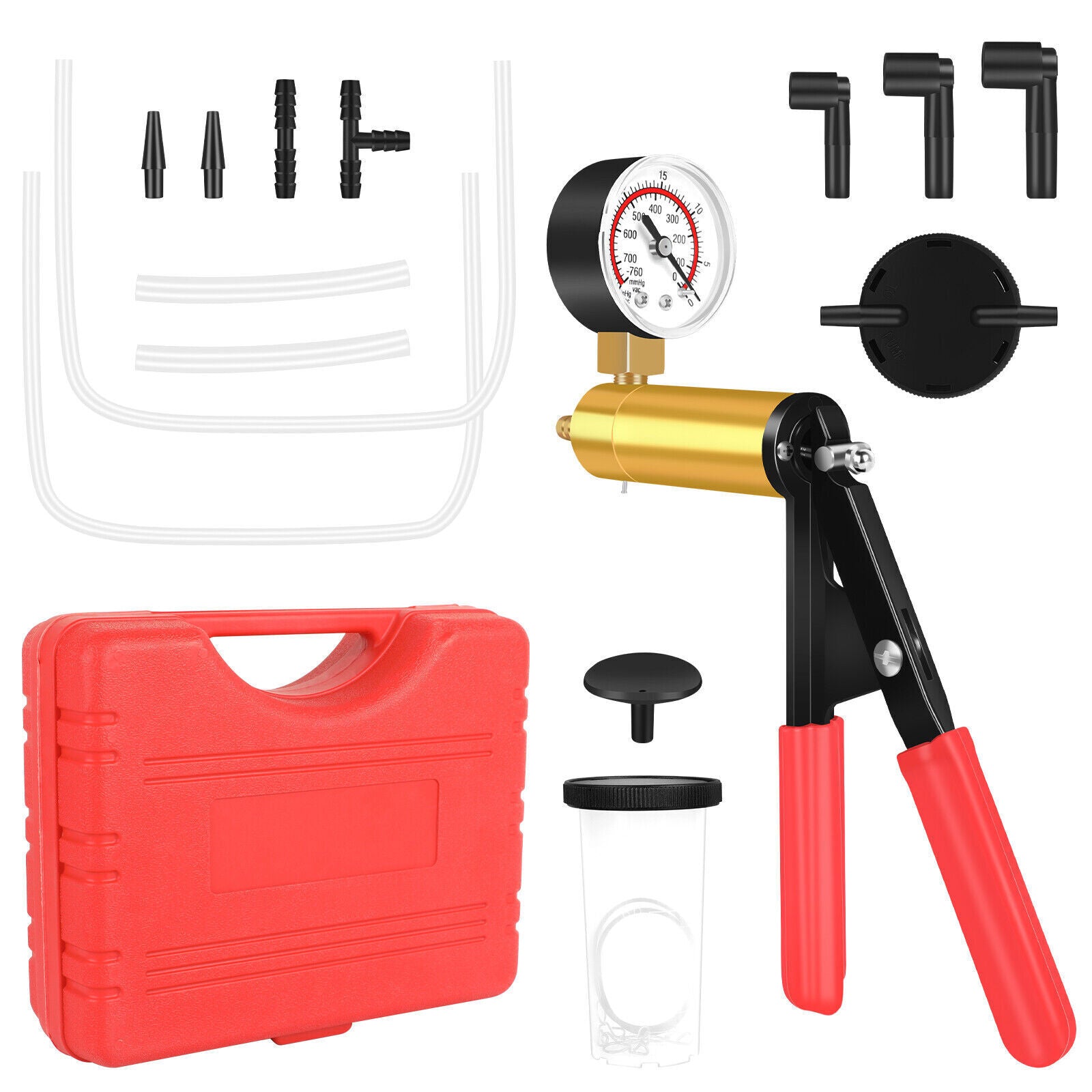 Hand - Held Brake Bleeder Tester Set Car Motorbike Bleeding Vacuum Bleed Tool - 5 - cjdropshipping