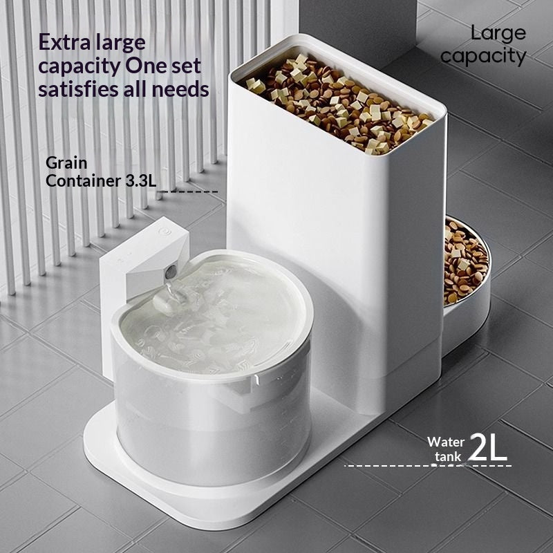 Wireless Thermostatic Cat Water Dispenser With 2 - in - 1 Drinking Feature - 0 - CJ