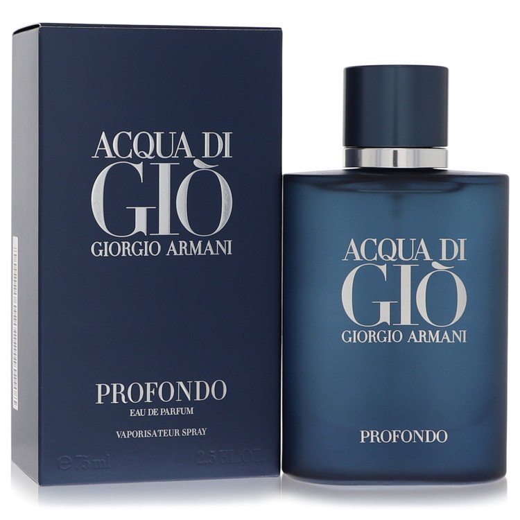 Acqua Di Gio Profondo by Giorgio Armani Parfum Spray Refillable 1 oz