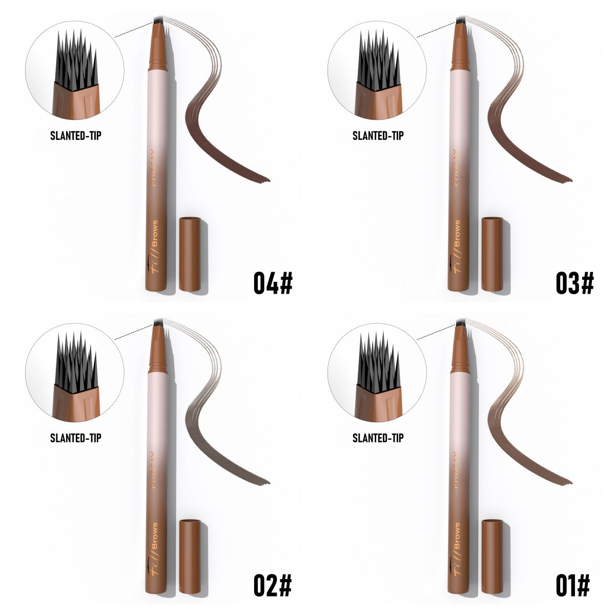 PHOFAY WATERPROOF WILD EYEBROW PENCIL - 4 - CJ