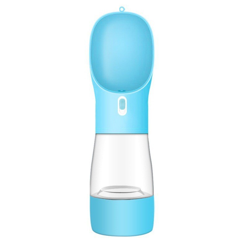 Pet Dog Water Bottle Feeder Bowl Portable Water Food Bottle Pets Outdoor Travel Drinking Dog Bowls Water Bowl For Dogs - 0 - CJ - Blue - Solid color - CJHS162047402BY