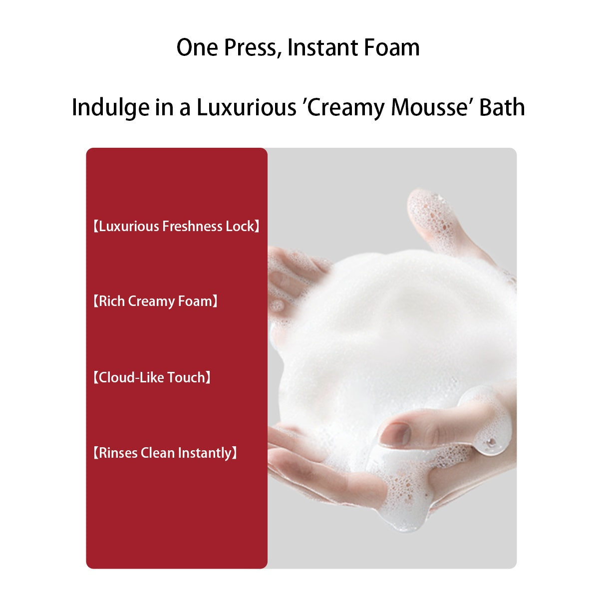 Cream Bubble Bath, Hydrating Shower Gel, Long - lasting Fragrance, Fragrance Body Mousse - 5 - CJ