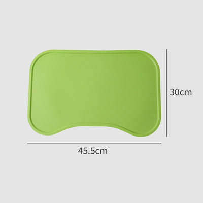 Dog Food Mat For Floors Waterproof,Thicker Cat Food Mat Non - Slip,Dog Bowl Mats For Food And Water,Pet Feeding Mat Silicone,Raised Edges To Prevent Tray For Dog Bowls - 5 - CJ