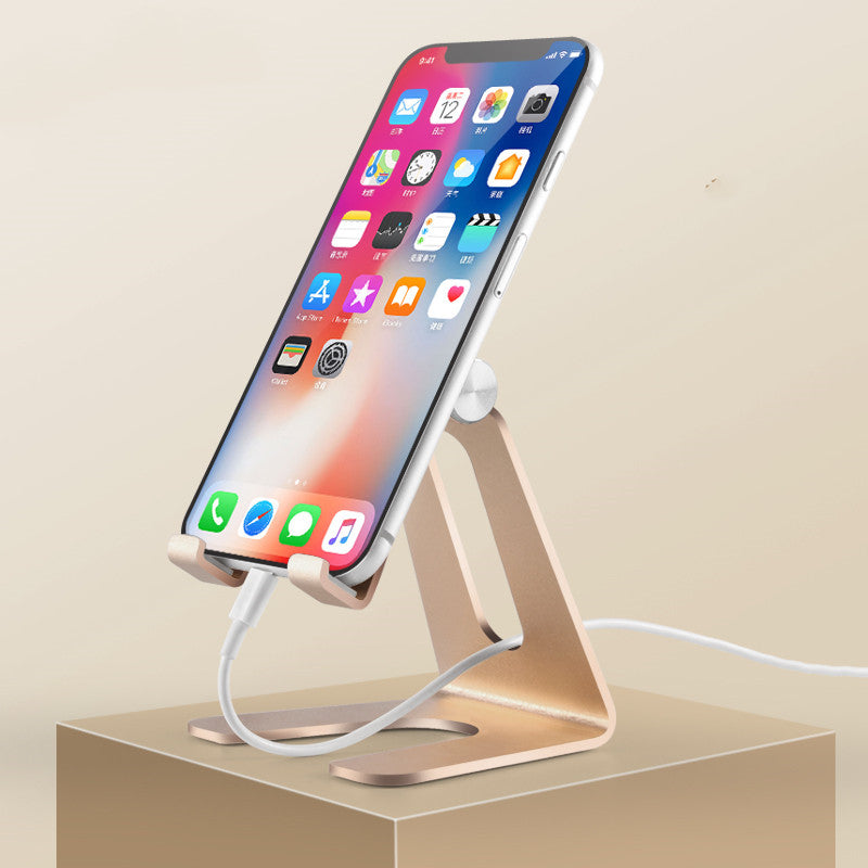 Metal folding mobile phone stand - 0 - CJ - Rose Gold - CJSJSJSJ01477 - Rose Gold