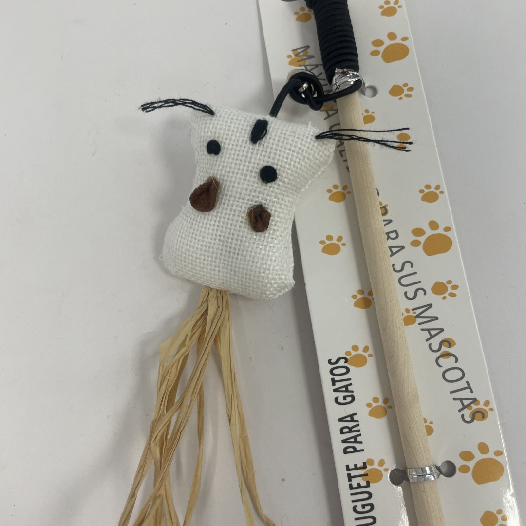 Little Straw Bag Cat Teasing Stick - 5 - CJ