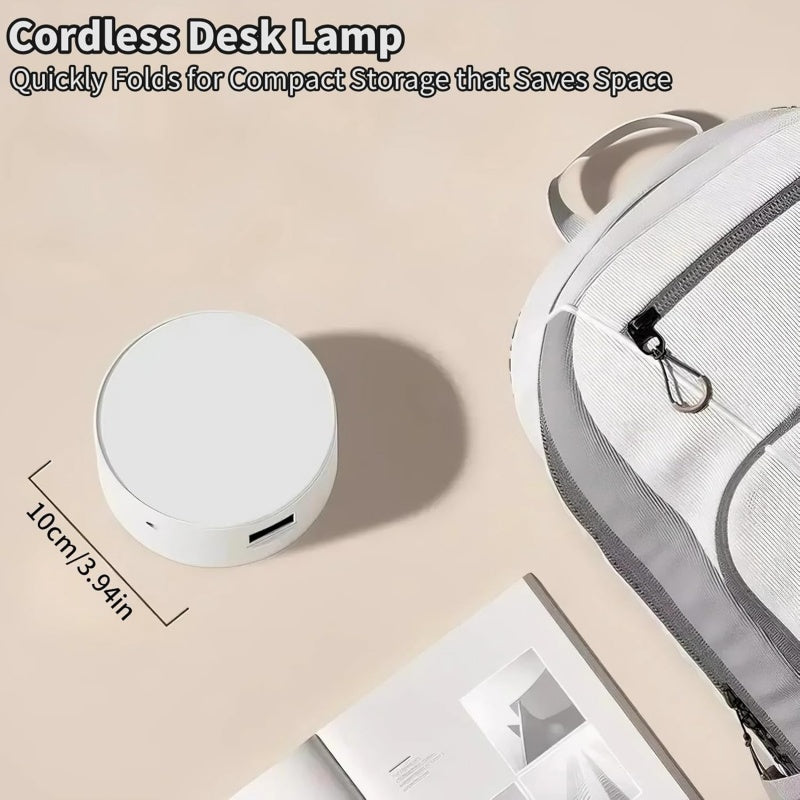Foldable Book Lamp With LED Clock & Touch Control Night Light For Office, Bedroom, Study - 5 - CJ