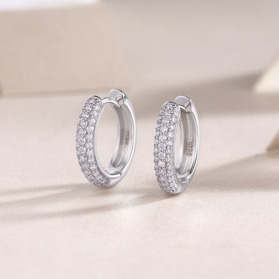 1Corner Star Diamond Set Moissanite Silver Earrings Luxury Fashion Diamond Earrings Stud Earrings Prohibit TikTok sales - 5 - cjdropshipping