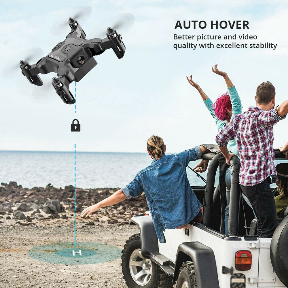 AU  V2 Mini Drone Selfie WIFI FPV With HD Camera Foldable Arm RC Quadcopter Toy. - 5 - CJ