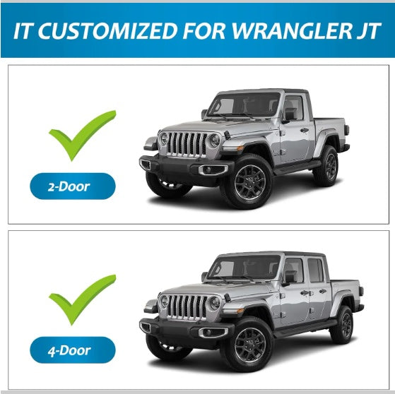 Front  Rear Fenders Compatible With 2020 - 2024 Wrangler Gladiator JT Sport  Willys - 5 - cjdropshipping
