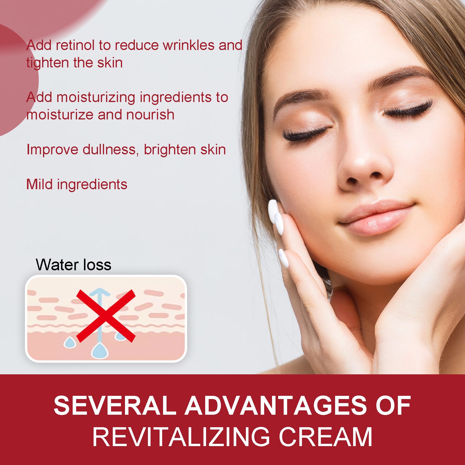 WIYUN Retinol Anti - Wrinkle Cream Reduces Fine Lines And Moisturizes, Firming, Brightening Skin Anti - Aging Cream - 5 - CJ