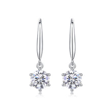 1Jumping Wind Inlaid Moissanite Silver Earrings Luxury Fashion Diamond Earrings Prohibit TikTok sales - 5 - CJ