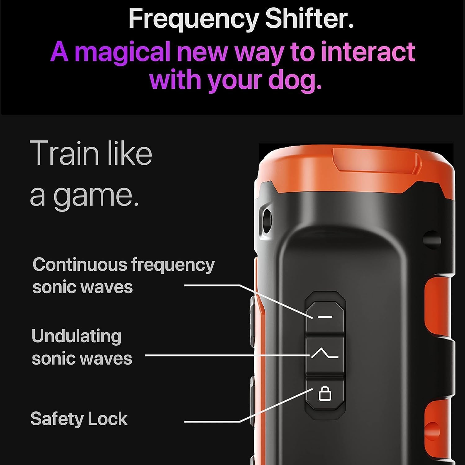 Dog Bark Deterrent Device Stops Bad Behavior, Professional Dog Training Tool, Anti Bark Device For Dogs,   Emitters 50ft Range For Dog Training,  To Bark Collar,Dog Training Collar - 5 - CJ