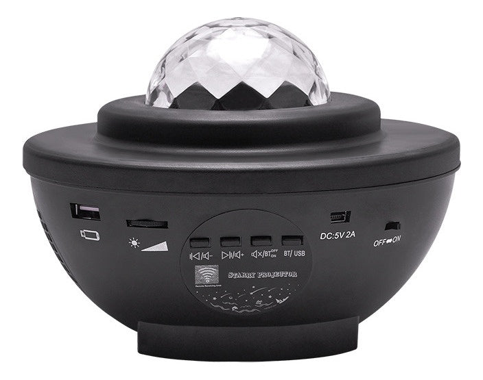 Black Star Projector Galaxy Lamp With Bluetooth And Rotating Function Black - 5 - CJ