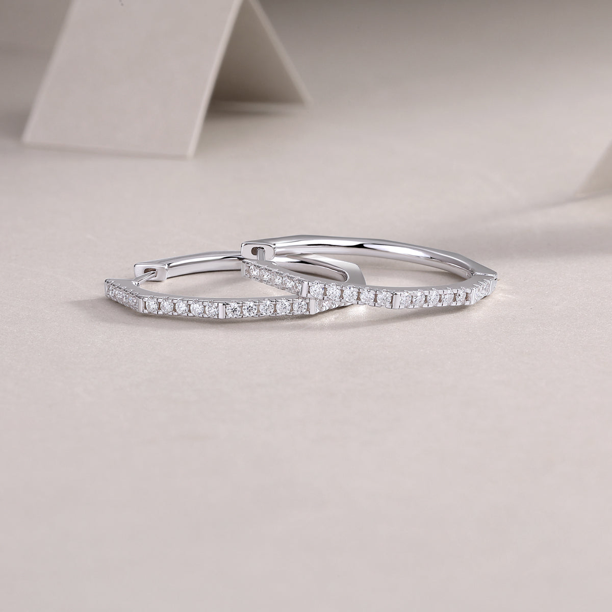 1Modern Star Ring - Fashionable Earrings And Stud Jewelry Set With Moissanite S925 Sterling Silver And Platinum - plated Diamonds Prohibit TikTok sales - 5 - CJ