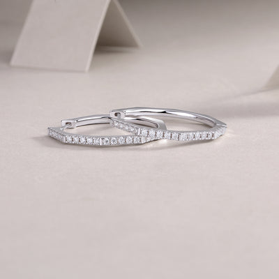 1Modern Star Ring - Fashionable Earrings And Stud Jewelry Set With Moissanite S925 Sterling Silver And Platinum - plated Diamonds Prohibit TikTok sales - 5 - CJ