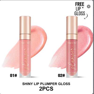 PHOFAY Shiny Lip Plumper Gloss - 4 - CJ - Set1 - CJKH210822009IR