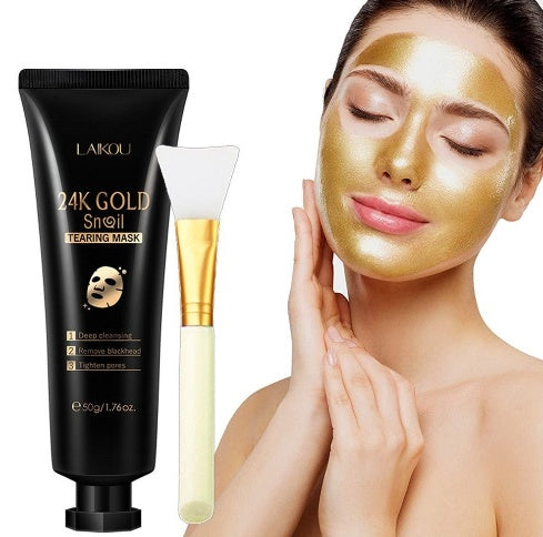 Gold Foil Snail Tear - Off Mask Hydrating - 5 - CJ