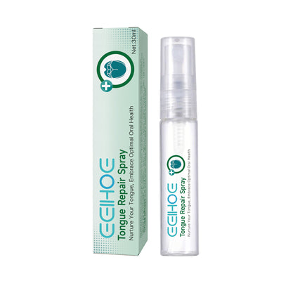 EELHOE Tongue Repair Spray Repair White Tongue Relief Dry Swollen Tongue Oral Care Spray - 5 - CJ
